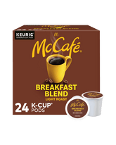 McCafe Breakfast Blend Keurig Genuine K-Cup 24 Pods